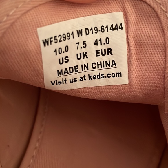 Kate Spade Keds in rose gold glitter - Picture 3 of 4